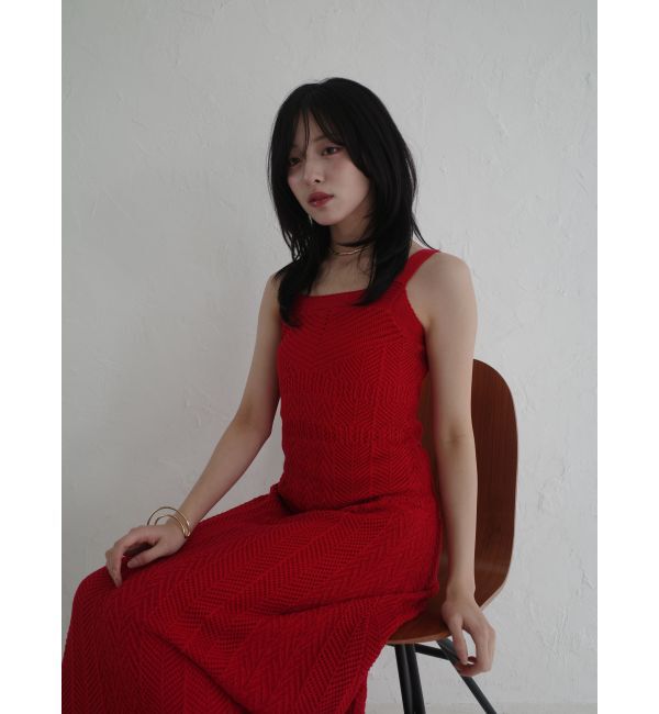 LAGUNAMOON「ノースリレースニットワンピース」|ワンピース|