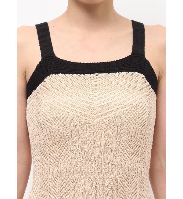 LAGUNAMOON「ノースリレースニットワンピース」|ワンピース|