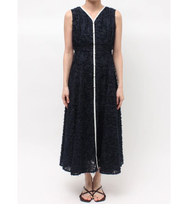 LAGUNAMOON「カットジャガードパイピングワンピース」|ワンピース|