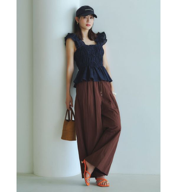 LAGUNAMOON「ウエストレースリラックスパンツ」|その他|