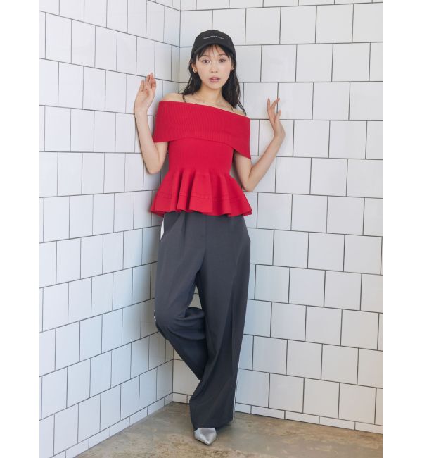 LAGUNAMOON「センタープレスラインパンツ」|その他|