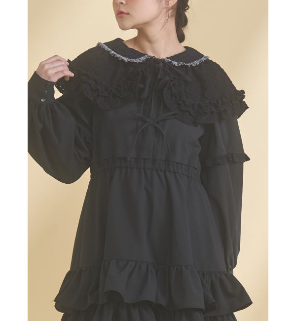 merry jenny「lace frill collar」|その他|ブラック