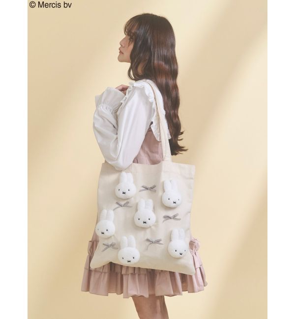 merry jenny「リボンもこもこmiffyトート」|トートバッグ|