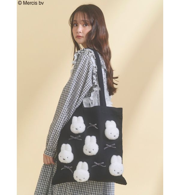 merry jenny「リボンもこもこmiffyトート」|トートバッグ|