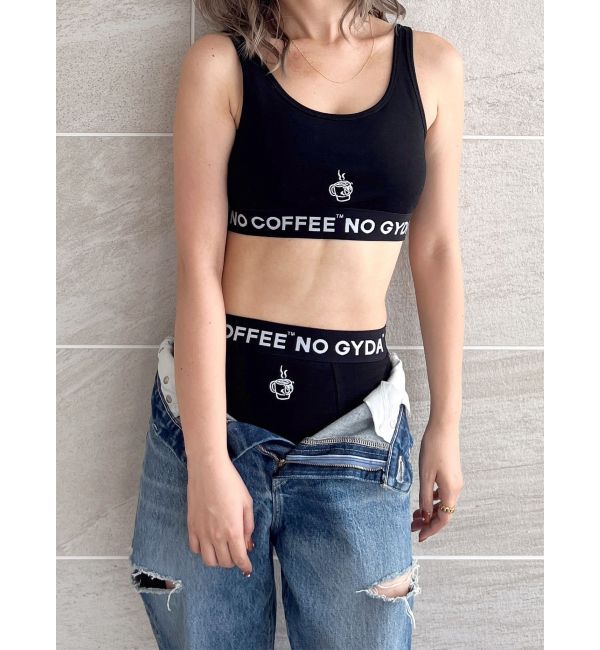 GYDA「NO COFFEE NO GYDA UNDERWEAR」|インナー|ブラック