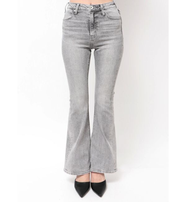 GYDA「ハイウエストBASICフレアデニムパンツ」|デニム|