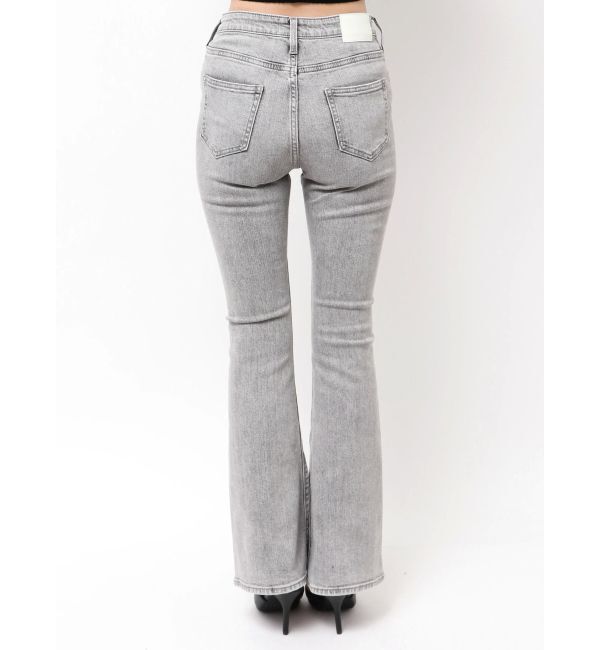 GYDA「ハイウエストBASICフレアデニムパンツ」|デニム|