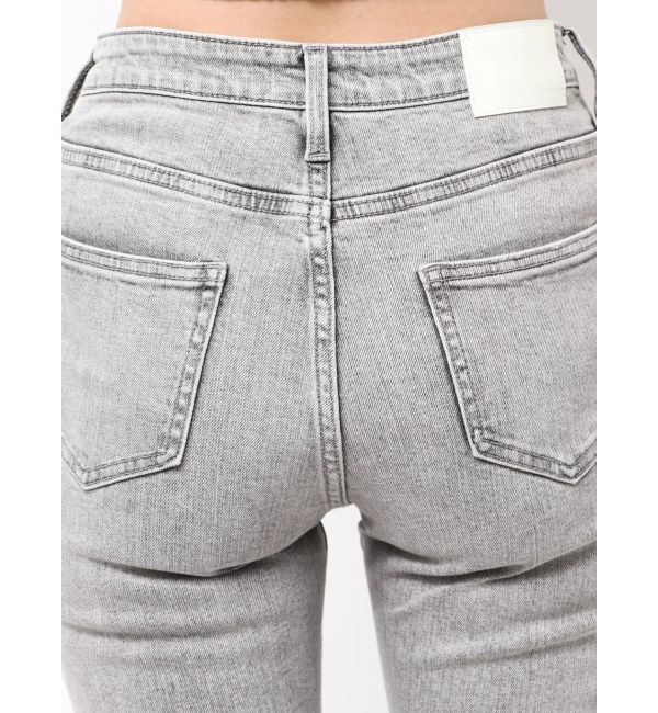 GYDA「ハイウエストBASICフレアデニムパンツ」|デニム|