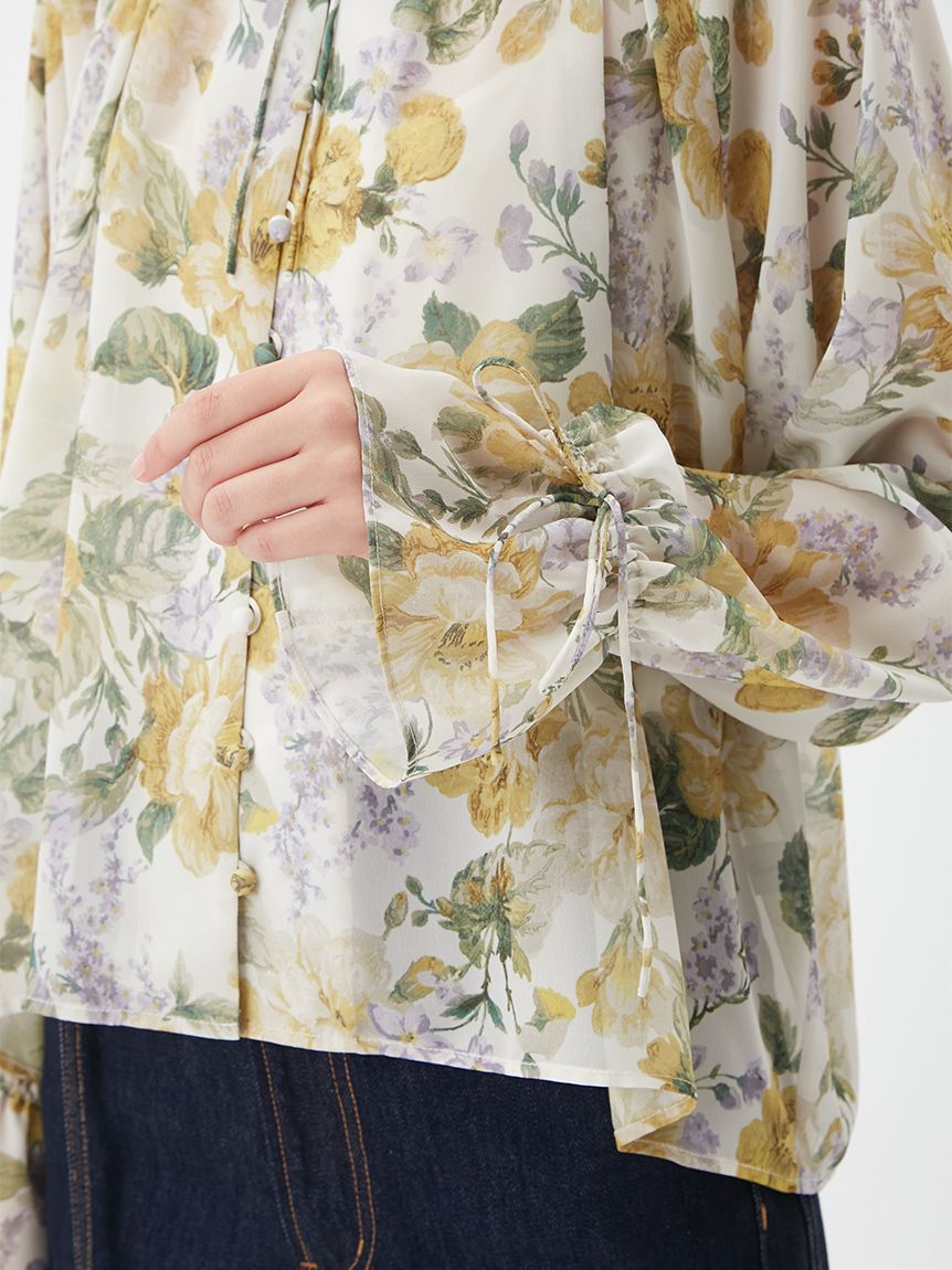 Mila Owen「フラワープリントブラウス」|シャツ・ブラウス|