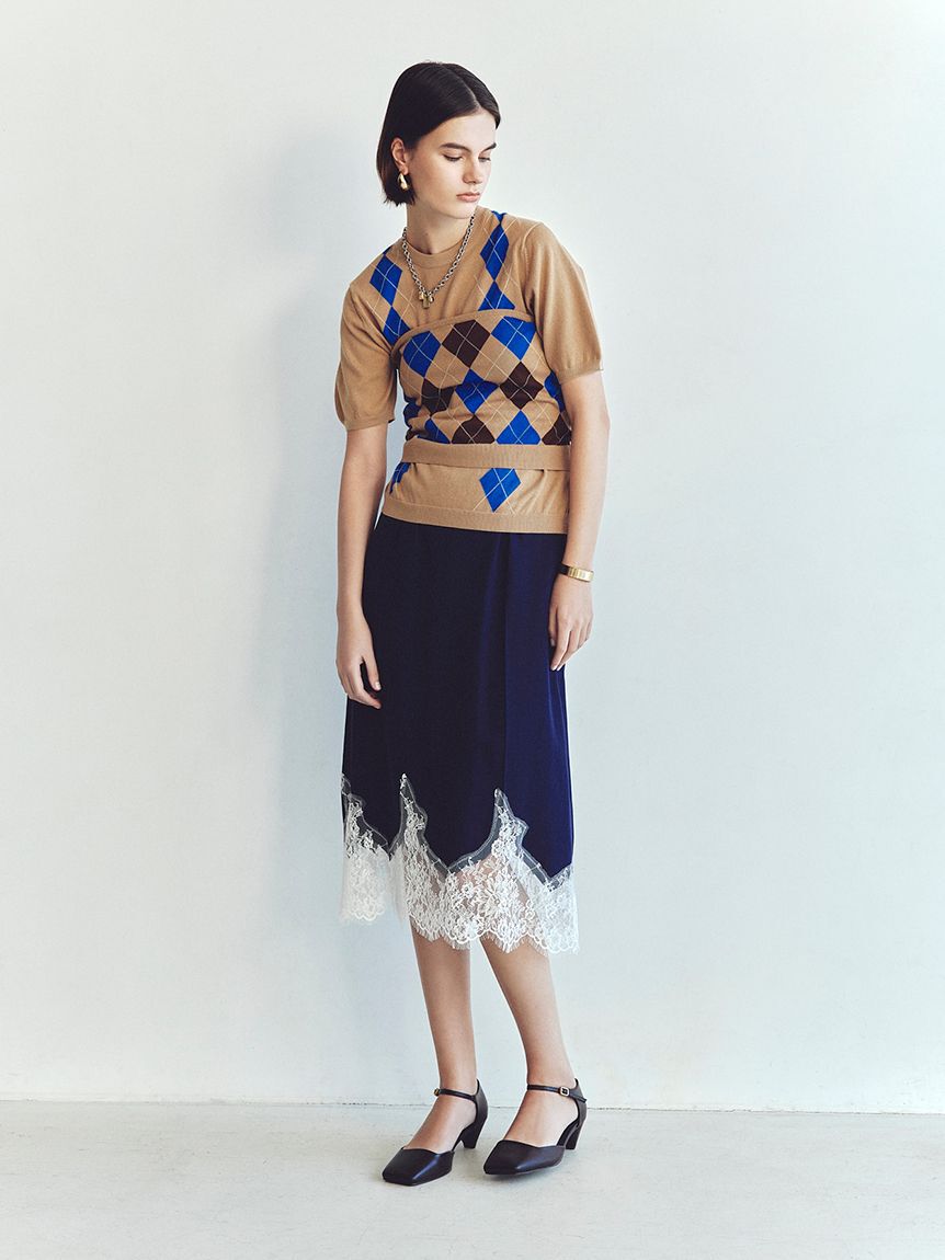 Mila Owen「ランダムプレートチャームチェーンネックレス」|ネックレス|