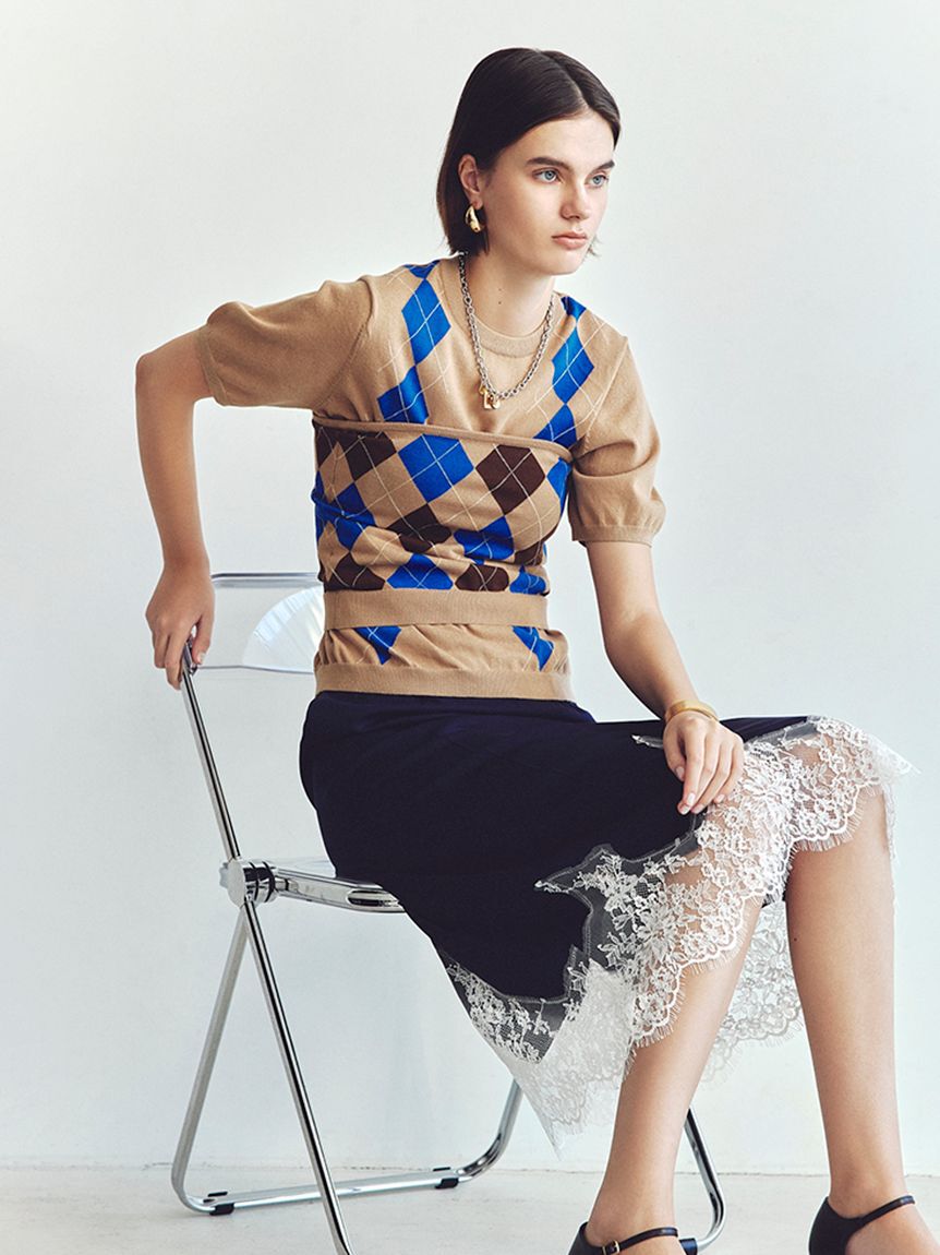 Mila Owen「ランダムプレートチャームチェーンネックレス」|ネックレス|