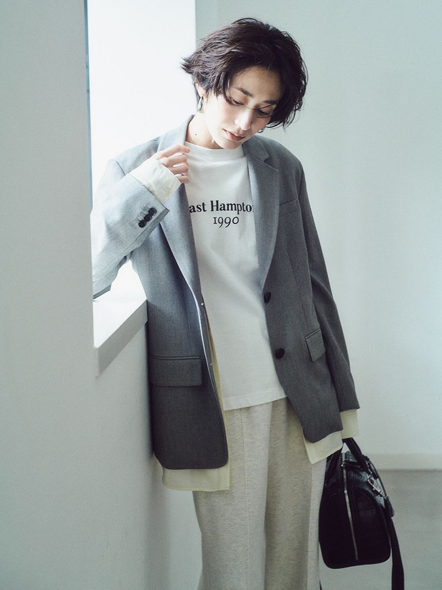 Mila Owen「メタルドロップフープイヤリング」|イヤリング|