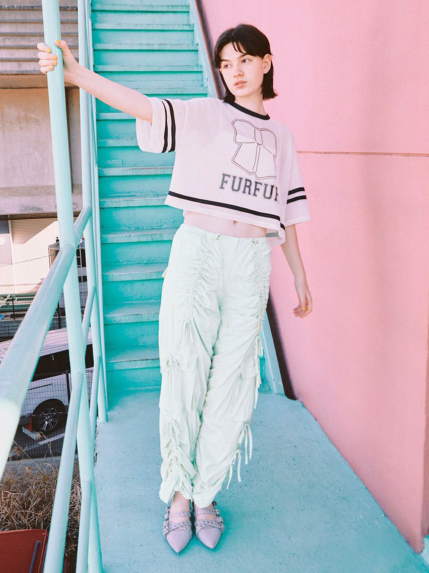 FURFUR「クロスストラップアイレットシューズ」|サンダル|