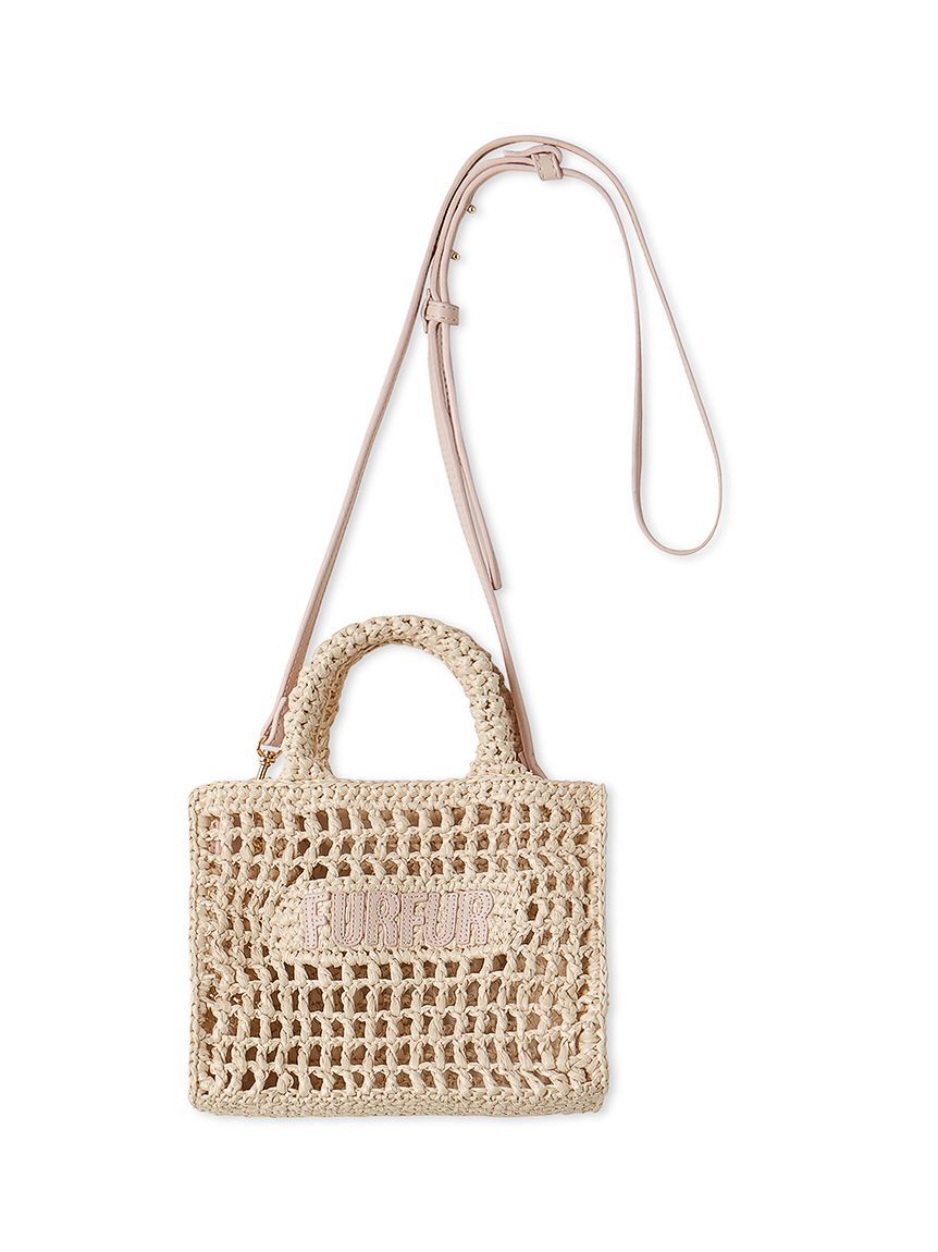 FURFUR「【限定カラー】ラフィアロゴトートバッグ」|トートバッグ|