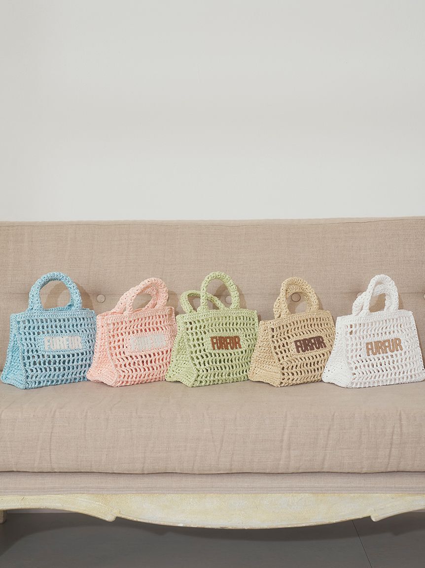 FURFUR「【限定カラー】ラフィアロゴトートバッグ」|トートバッグ|