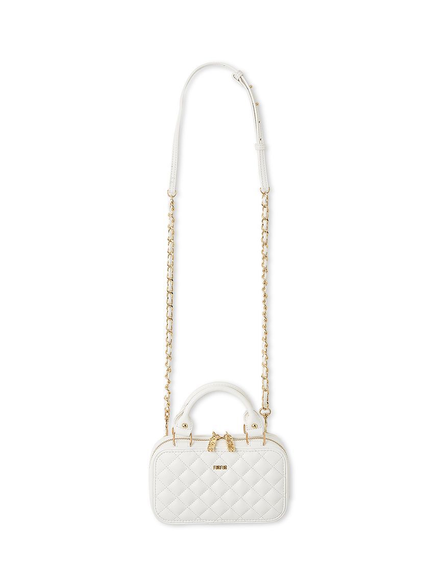 FURFUR「【限定カラー】キルティングフォンホルダー」|ショルダー・メッセンジャー|