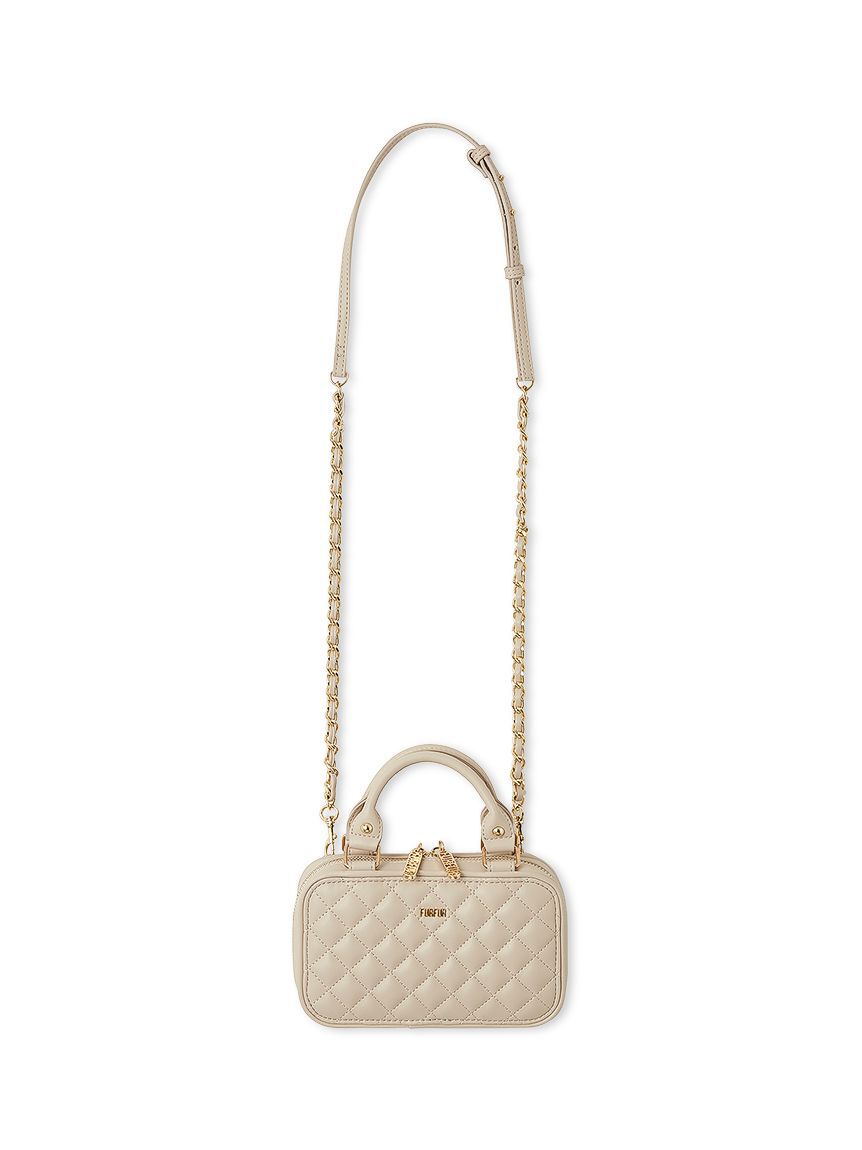 FURFUR「【限定カラー】キルティングフォンホルダー」|ショルダー・メッセンジャー|