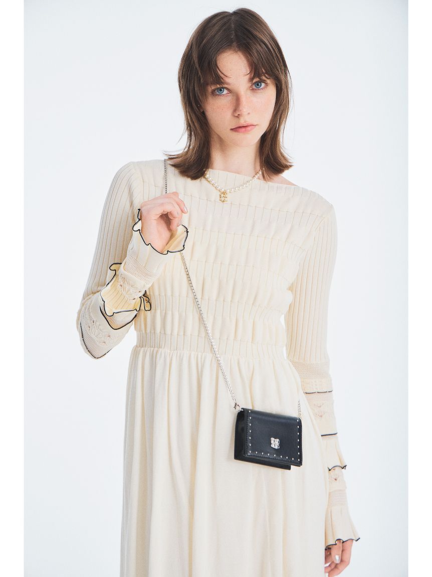 FURFUR「【限定カラー】リボンカシメミニウォレットショルダー」|財布|