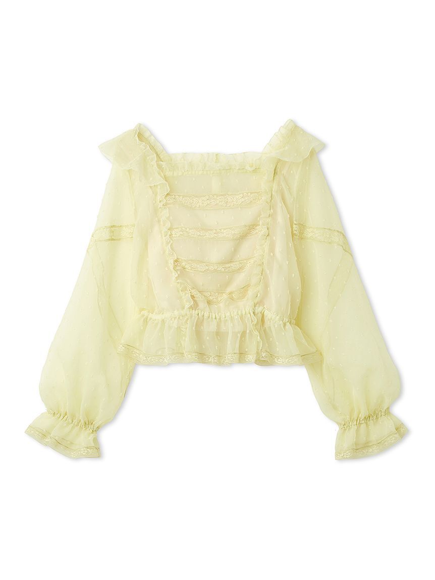 FURFUR「レースフリルブラウス」|シャツ・ブラウス|