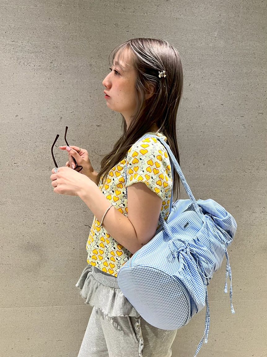 FURFUR「【WEB限定カラー】リボンドラムバッグ」|ショルダー・メッセンジャー|