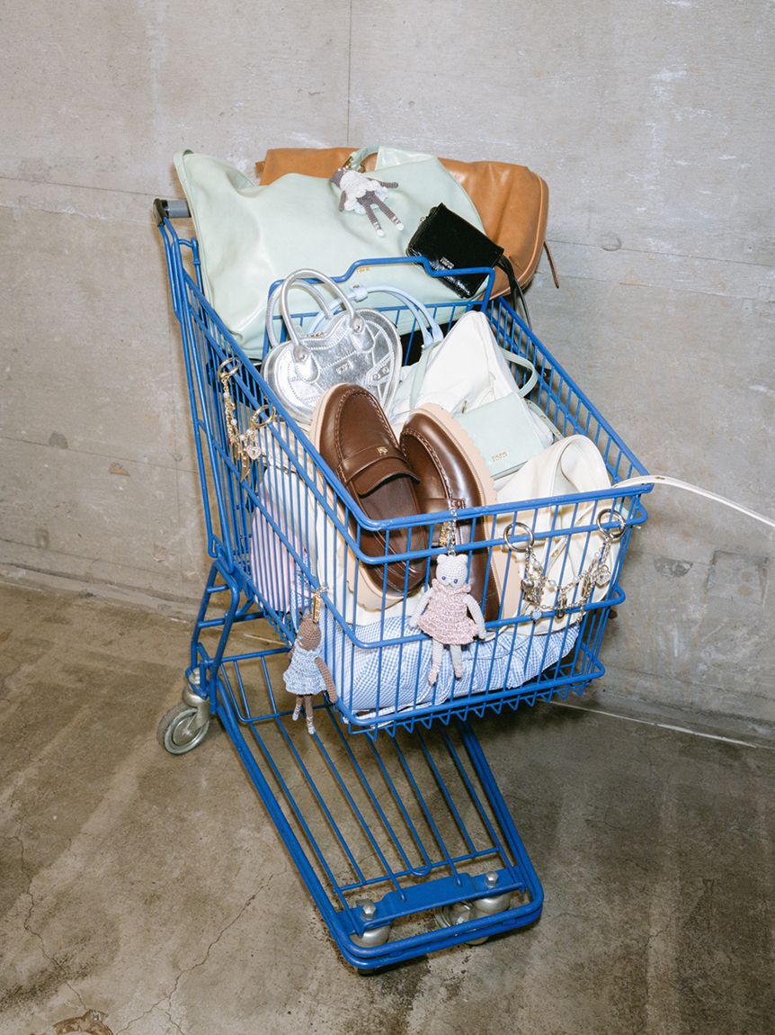 FURFUR「ロゴハートバッグチャーム」|キーケース|