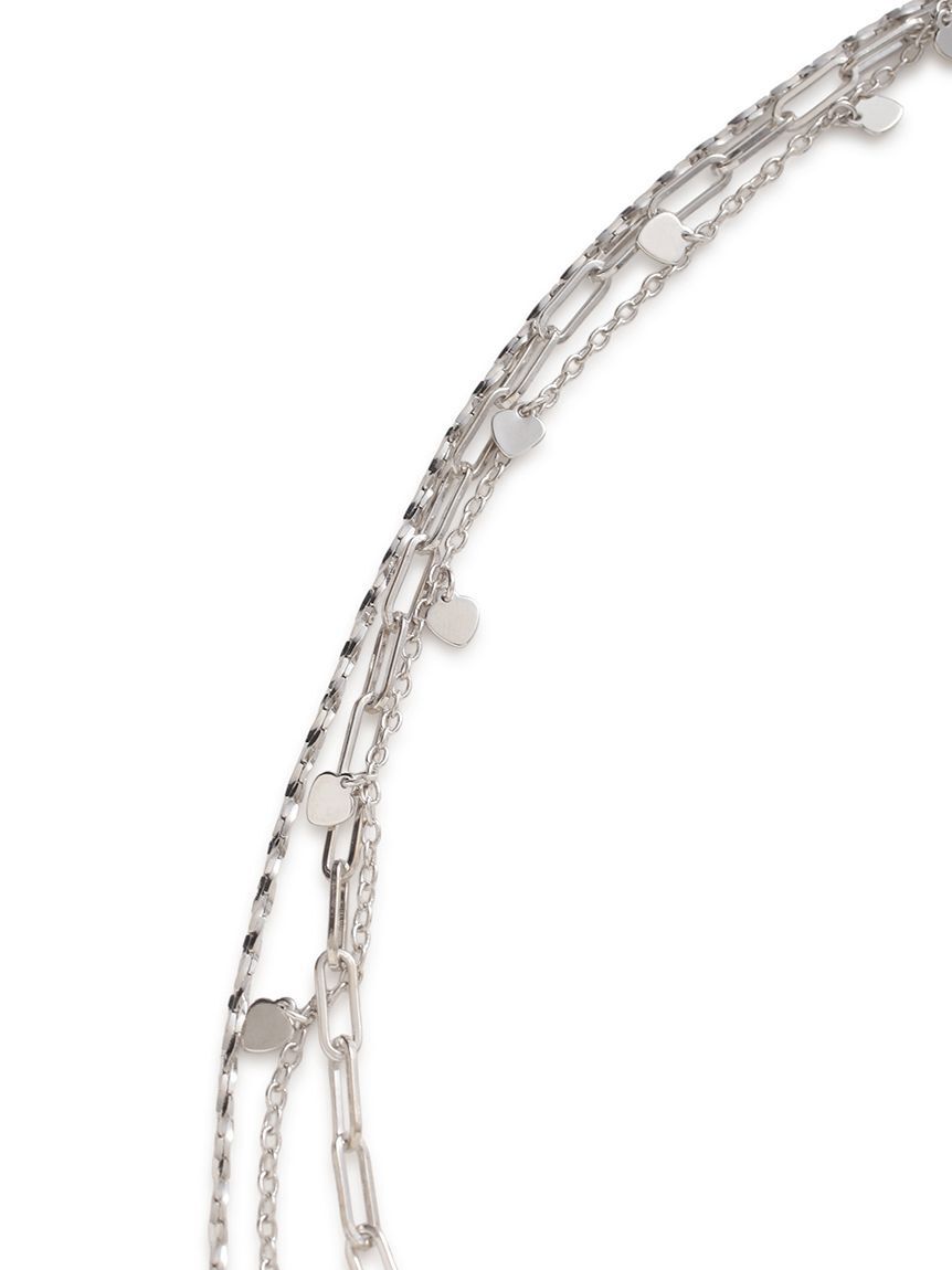 FURFUR「ハートモチーフ3連ネックレス」|ネックレス|