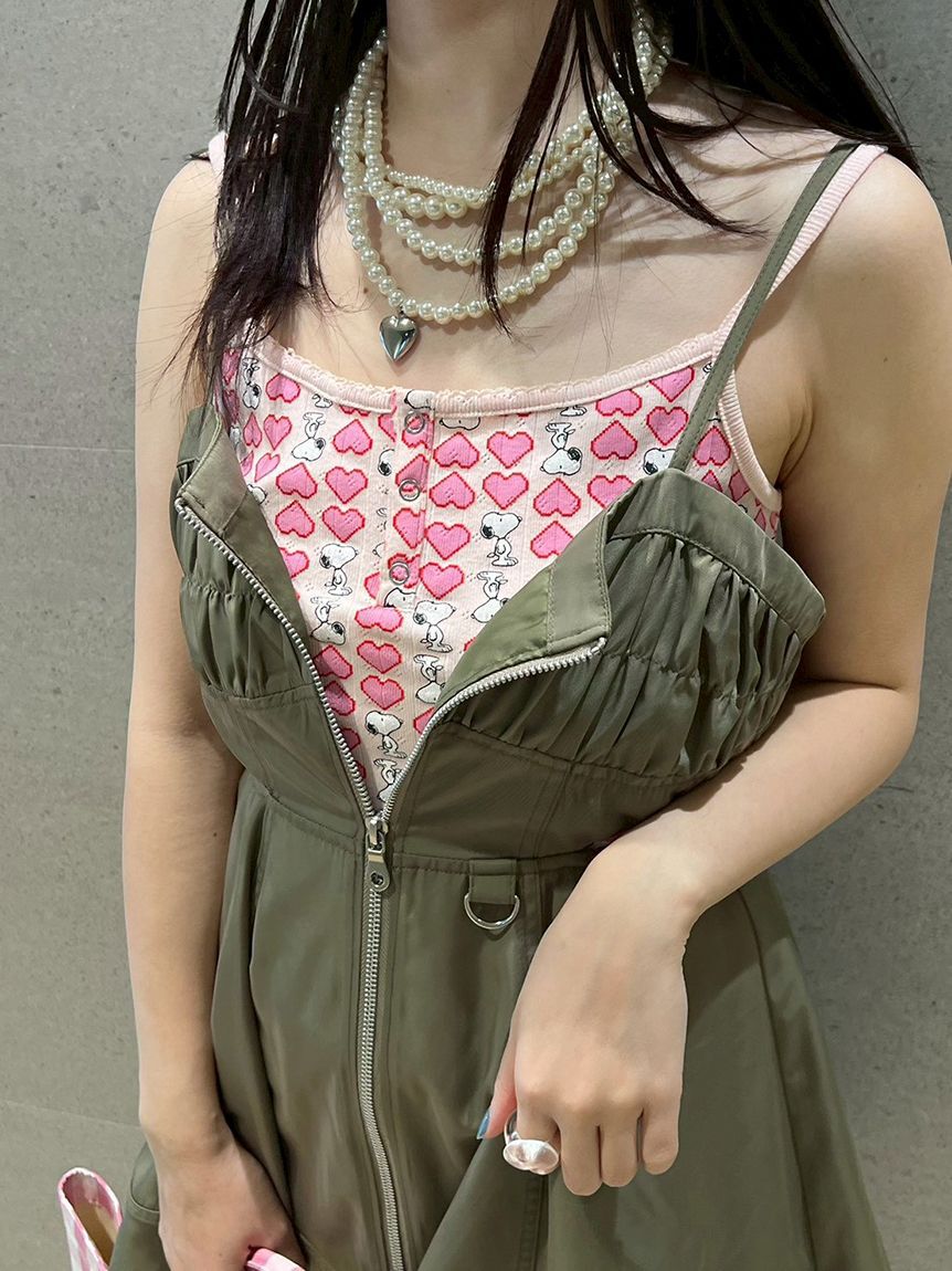 FURFUR「ミリタリーキャミソールワンピース」|ワンピース|
