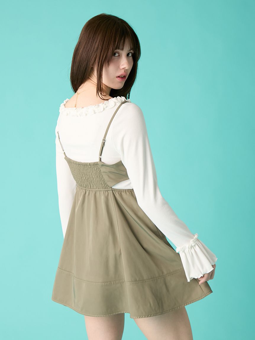 FURFUR「ミリタリーキャミソールワンピース」|ワンピース|