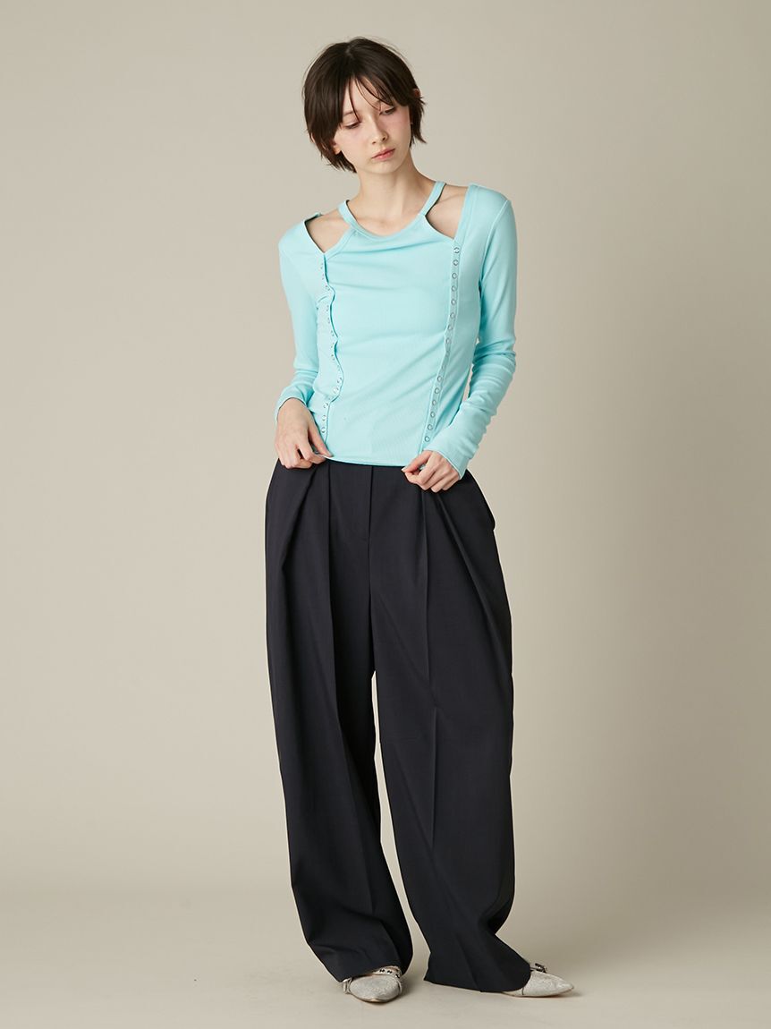 FURFUR「カットアウトデザインプルオーバー」|Tシャツ・カットソー|