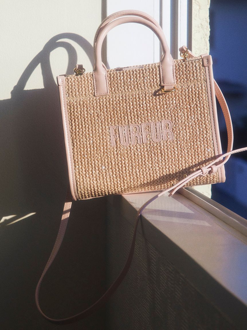 FURFUR「【限定カラー】ラフィアロゴトートバッグ」|トートバッグ|