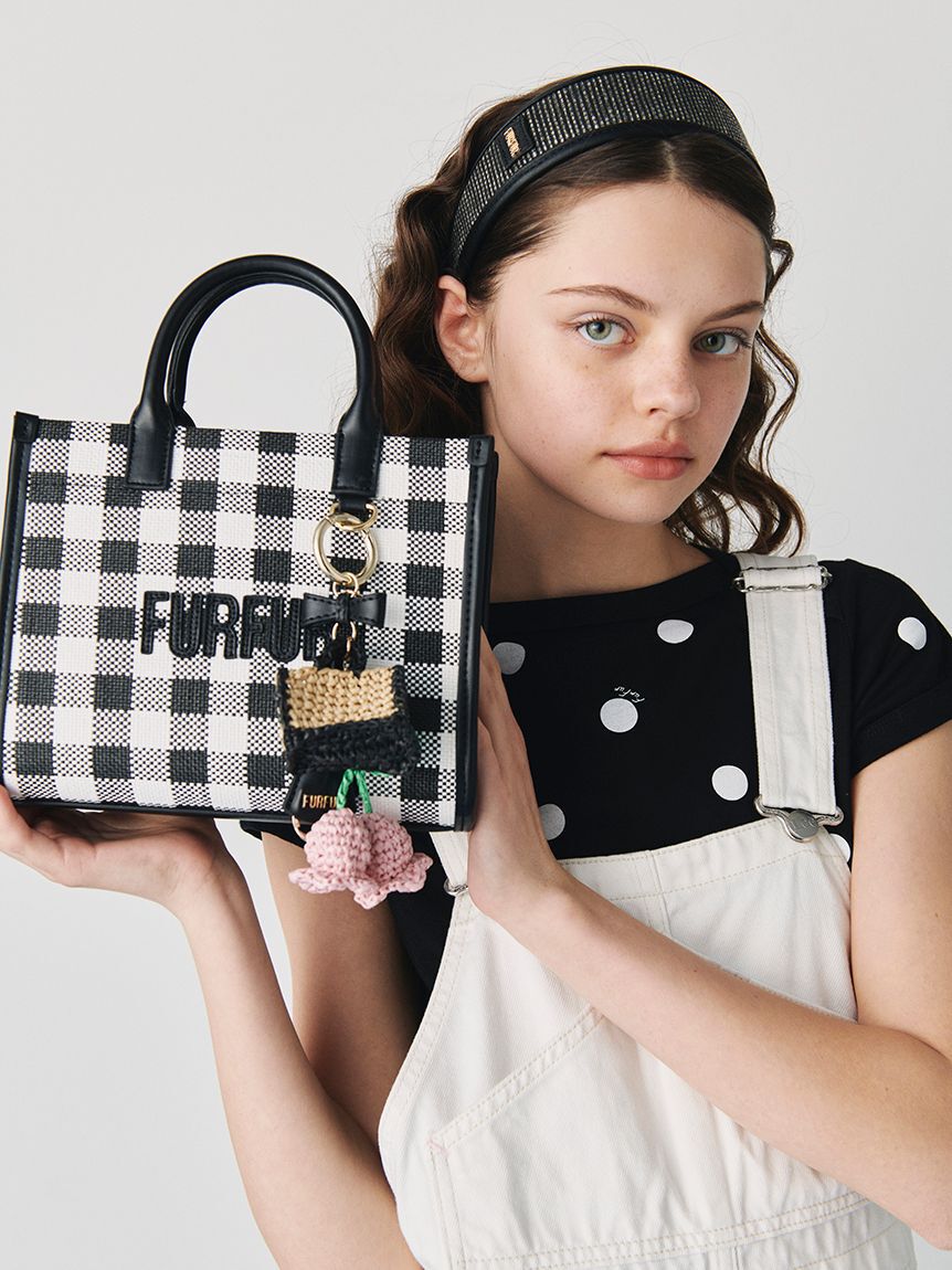 FURFUR「【限定カラー】ラフィアロゴトートバッグ」|トートバッグ|