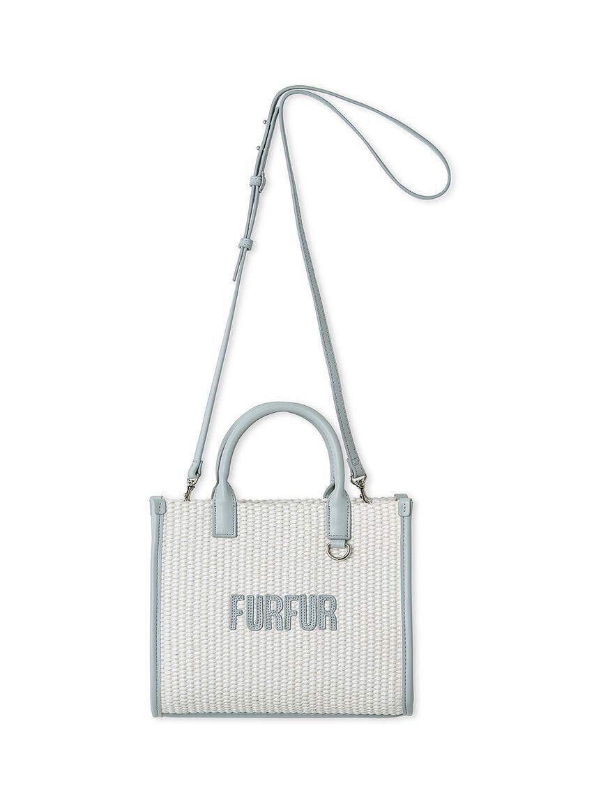 FURFUR「【限定カラー】ラフィアロゴトートバッグ」|トートバッグ|