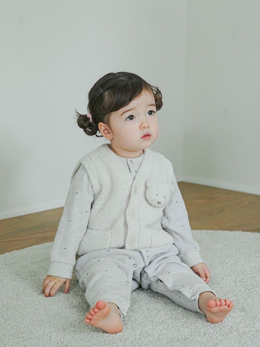 GELATO PIQUE KIDS & BABY「【BABY】パウダーベアベスト」|その他ベビーウェア|