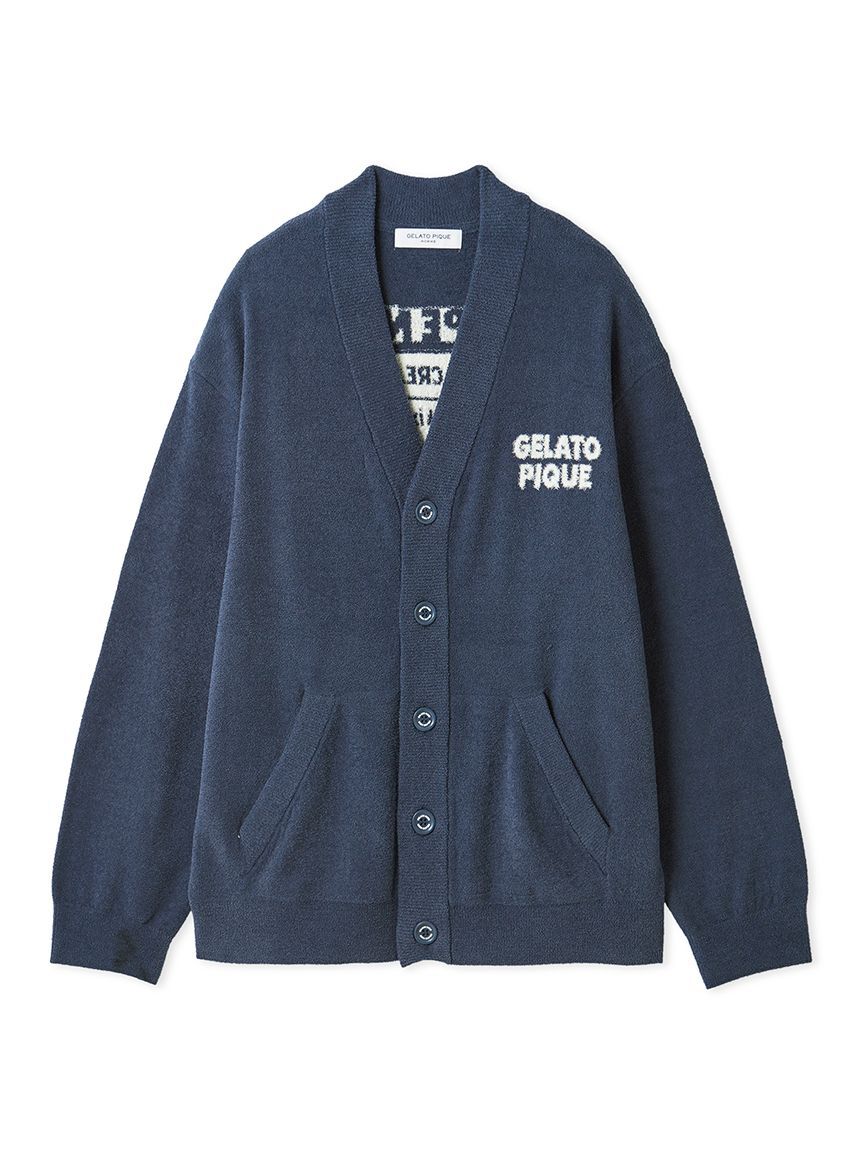 GELATO PIQUE HOMME「【HOMME】エアリーモコドーナツカーディガン」|カーディガン|NVY