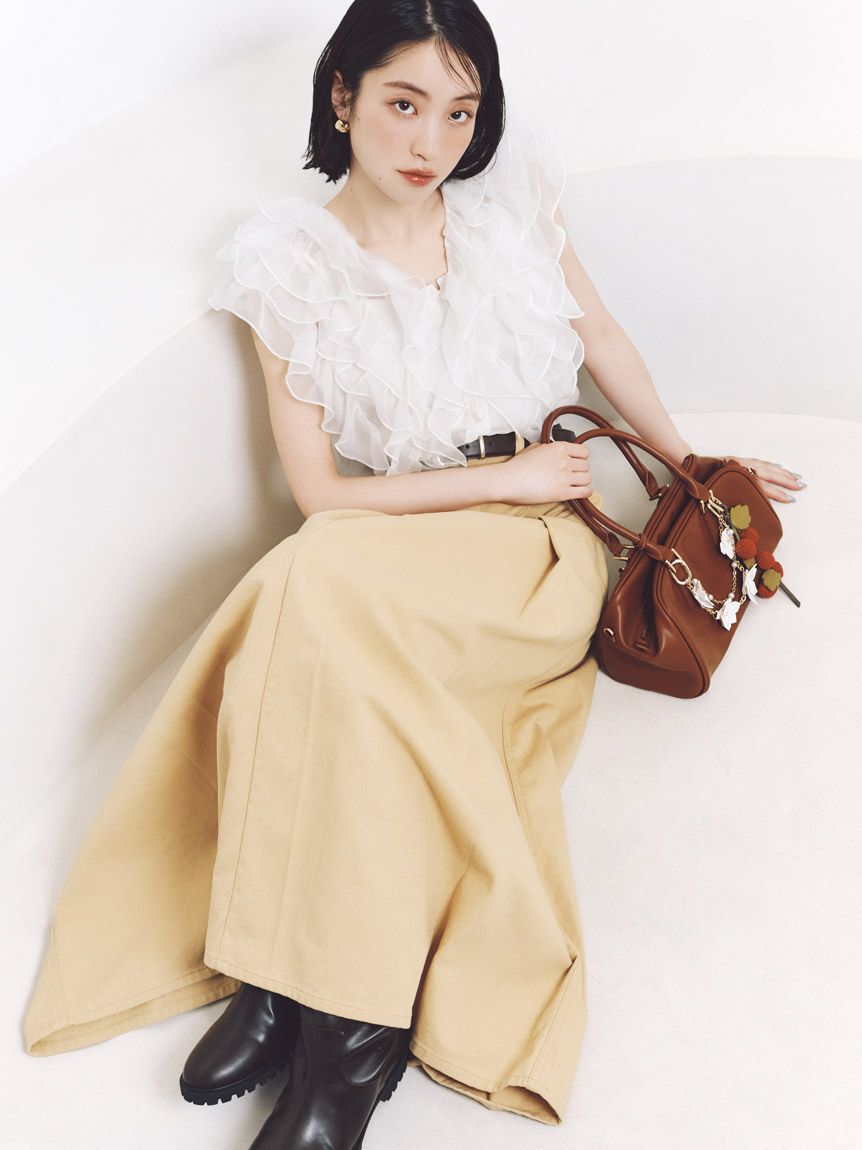 SNIDEL「フラワーブルームチャーム」|キーケース|