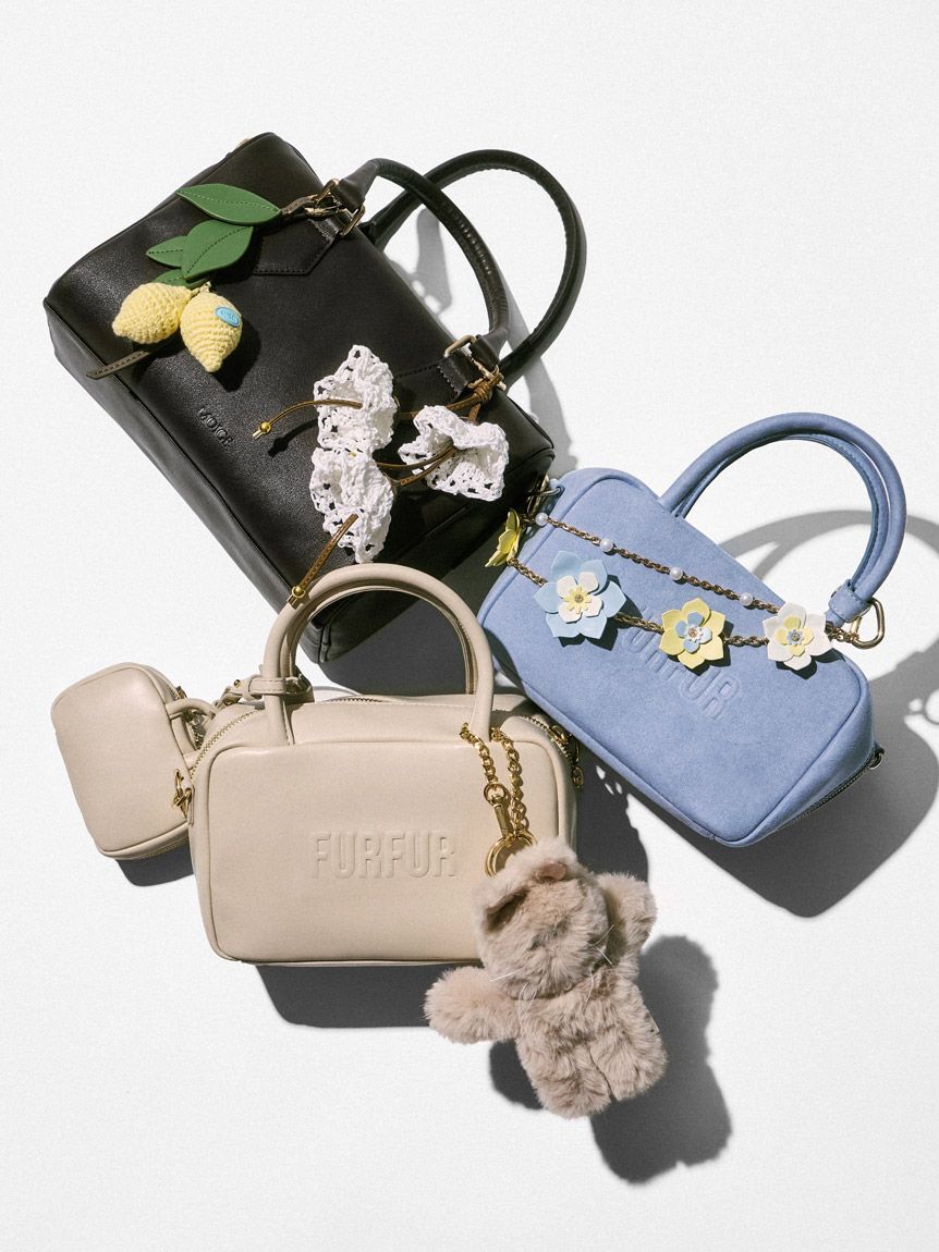 SNIDEL「クロシェチャーム」|キーケース|