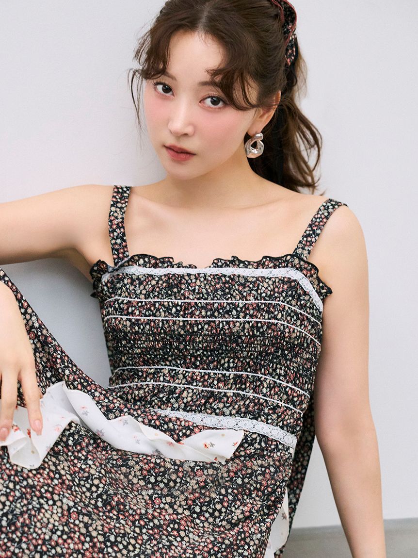 FRAY I.D「【FRAY I.D MADE WITH LIBERTY FABRIC】フリルリボンシュシュ」|ヘアバンド|