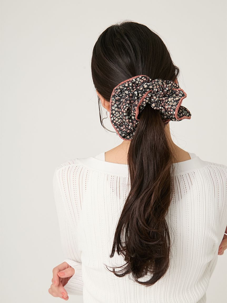 FRAY I.D「【FRAY I.D MADE WITH LIBERTY FABRIC】フリルリボンシュシュ」|ヘアバンド|