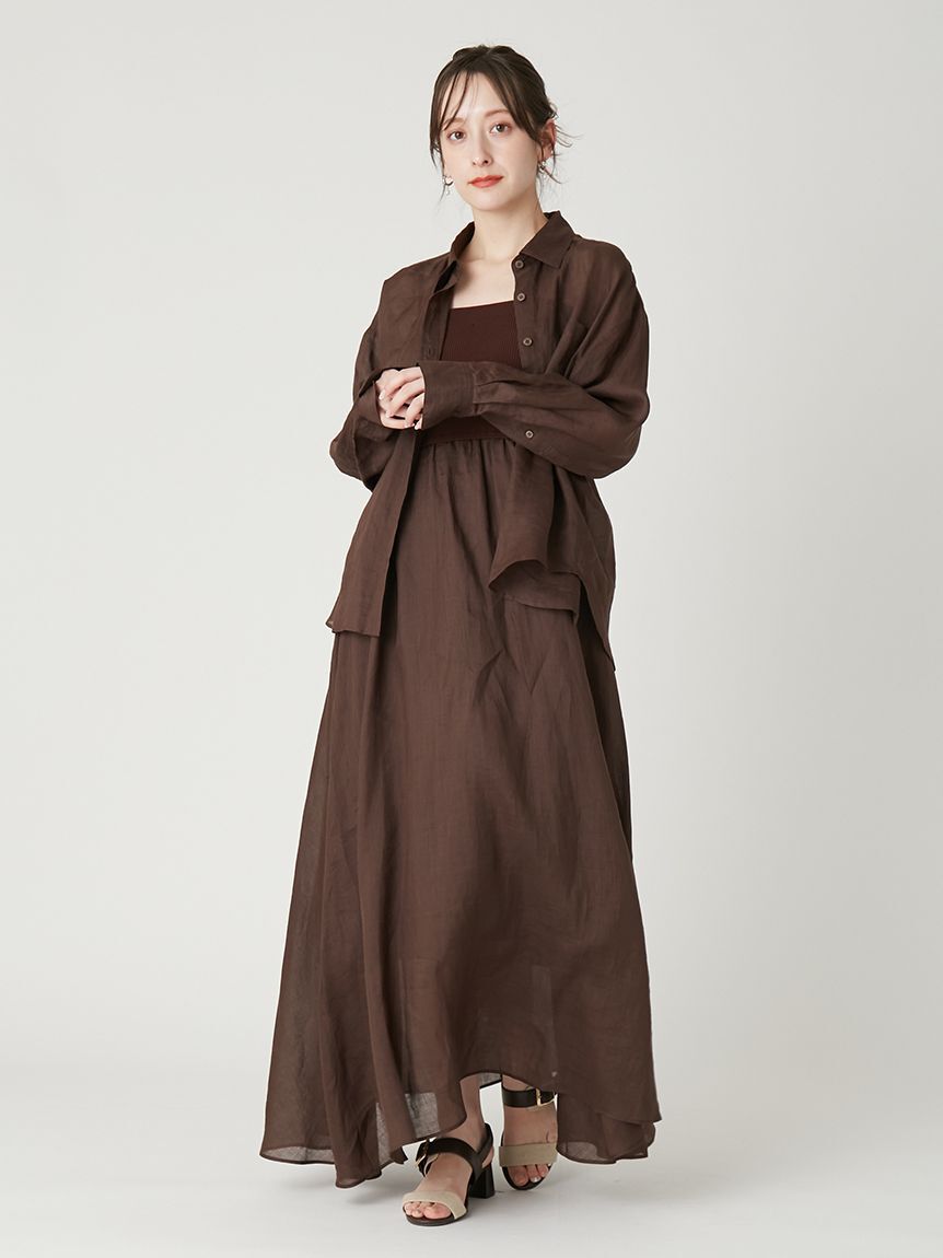 FRAY I.D「ニットドッキングキャミワンピース」|ワンピース|