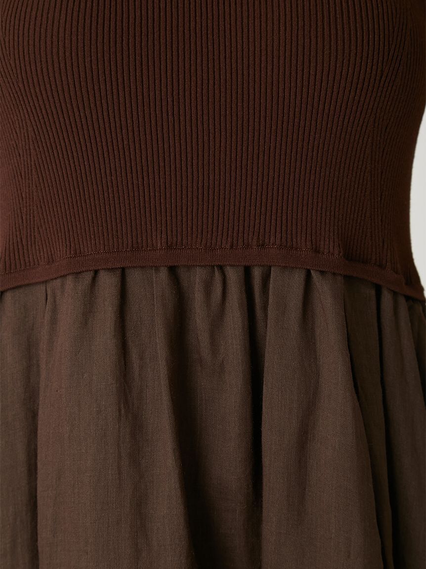 FRAY I.D「ニットドッキングキャミワンピース」|ワンピース|