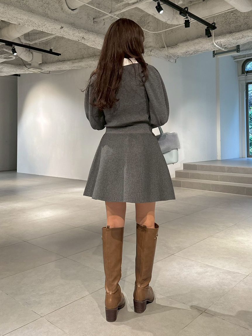 LILY BROWN「ボウタイニットセットアップ」|ワンピース|