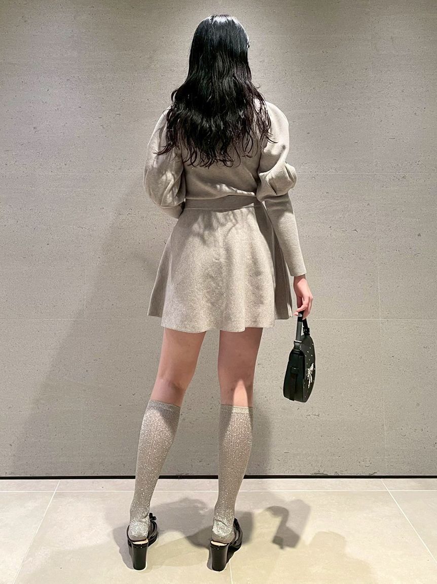 LILY BROWN「ボウタイニットセットアップ」|ワンピース|