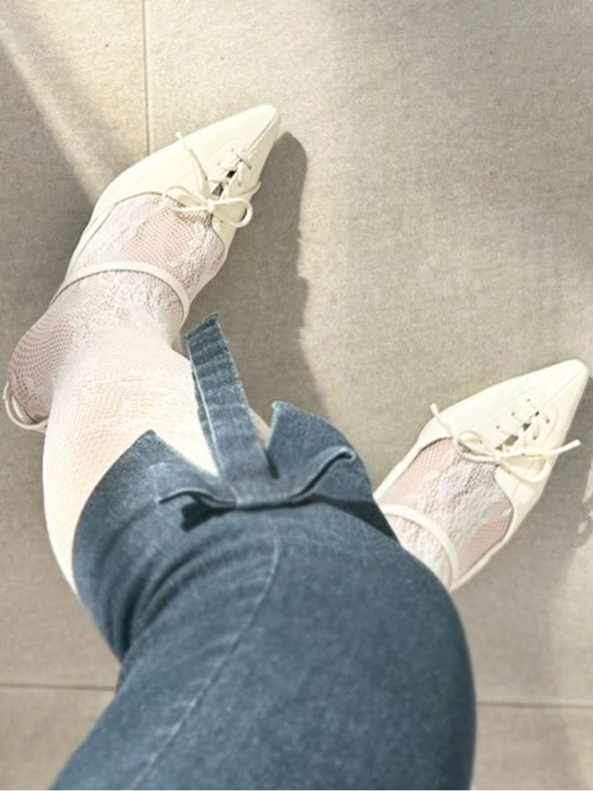 LILY BROWN「レースアップスリングバッグパンプス」|パンプス|OWHT