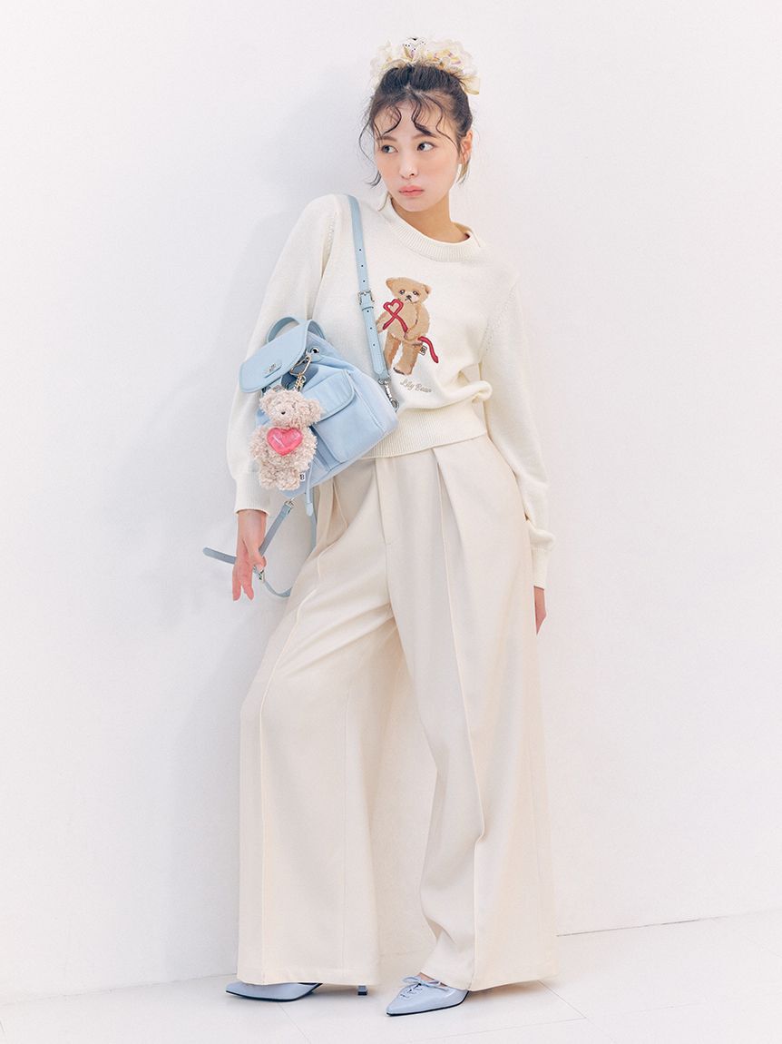 LILY BROWN「レースアップスリングバッグパンプス」|パンプス|