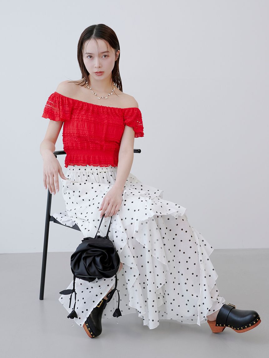 LILY BROWN「ウッドソールスタッズサボ」|サンダル|