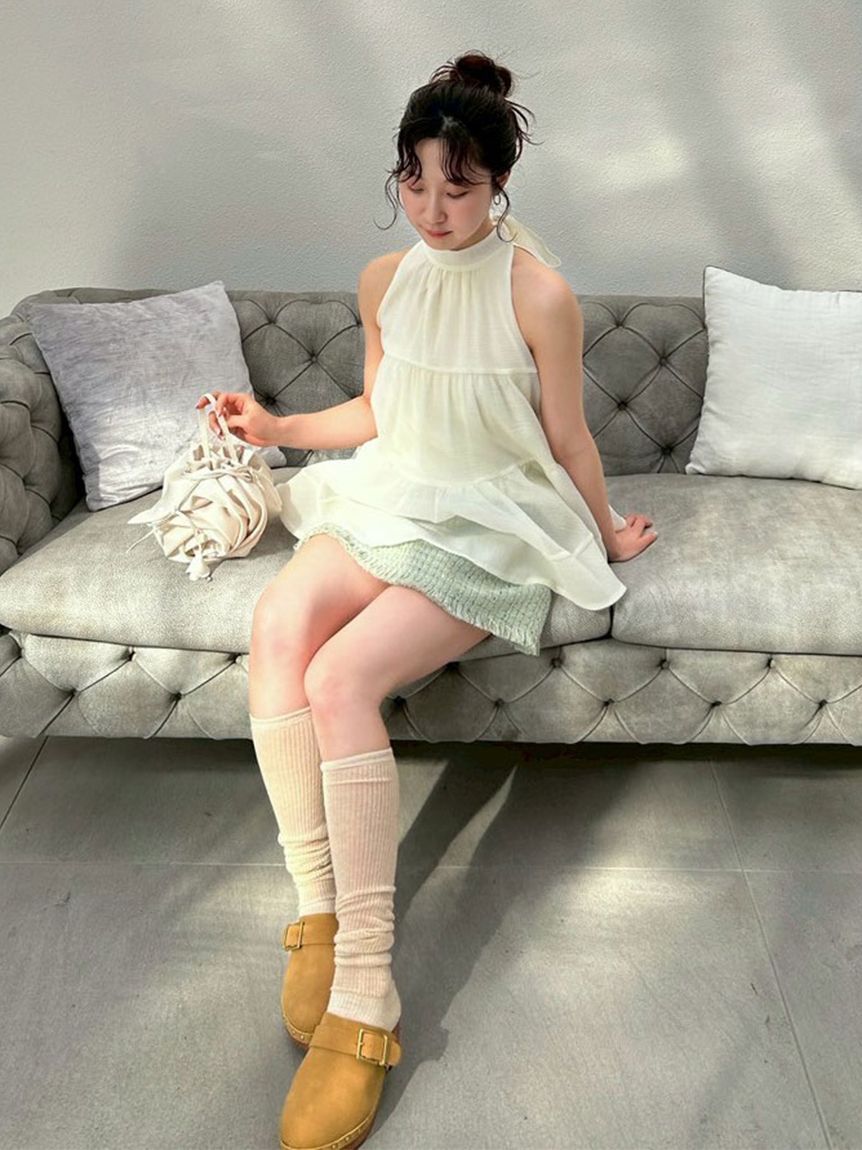 LILY BROWN「ウッドソールスタッズサボ」|サンダル|