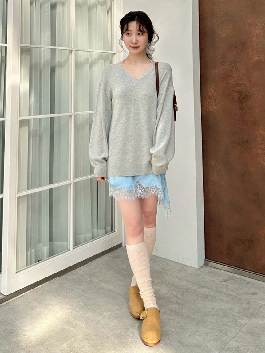 LILY BROWN「ウッドソールスタッズサボ」|サンダル|