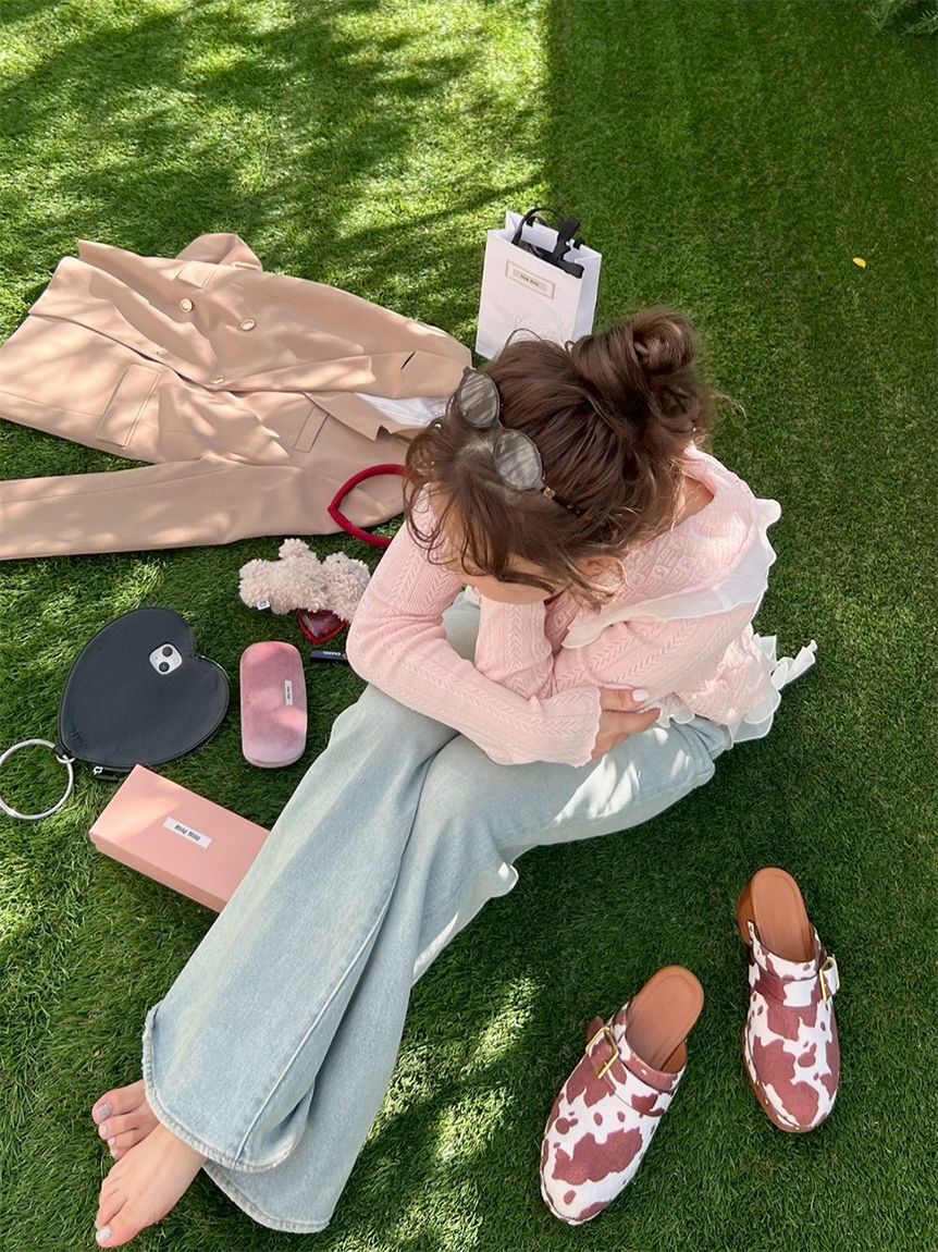 LILY BROWN「ウッドソールスタッズサボ」|サンダル|