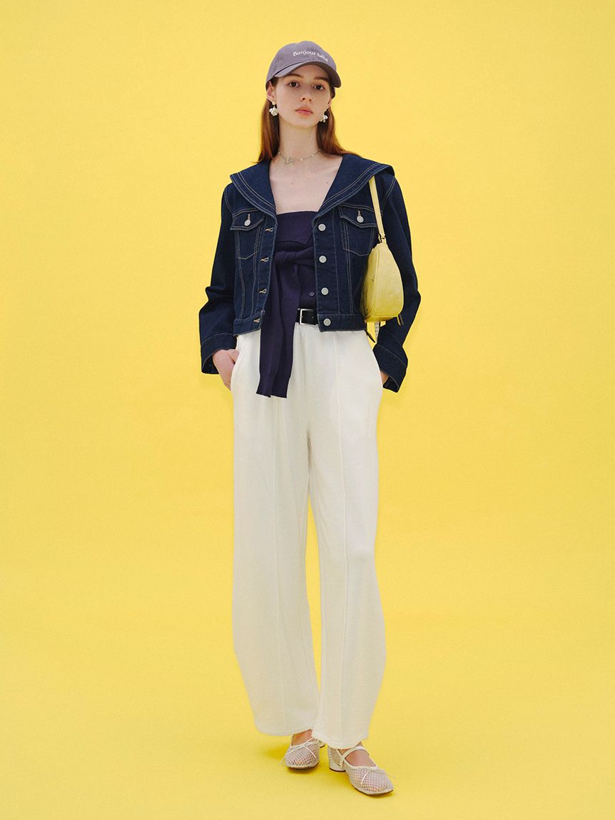 LILY BROWN「[L.B CANDY STOCK]スクエアバレエシューズ」|スリッポン|