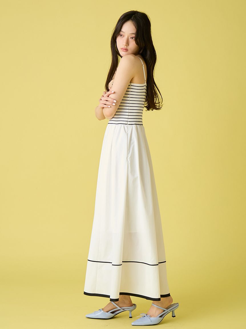 LILY BROWN「【WEB限定00サイズ】ニットビスチェドッキングワンピース」|ワンピース|